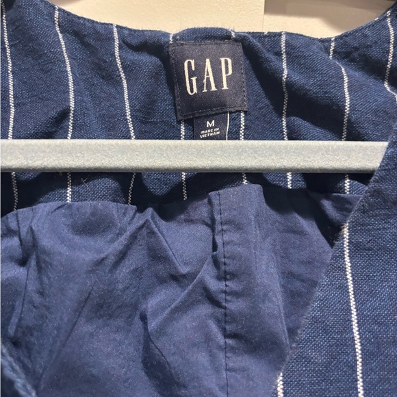 GAP Navy Blue Pinstripe Vest and Pants Set - Picture 2 of 3
